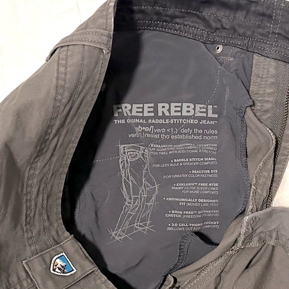 KUHL Free Rebel mens pants W34 x L30 - Picture 5 of 7